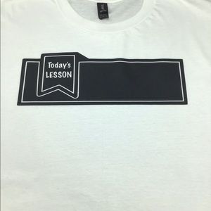 Chalkboard Shirt “Today’s Lesson”